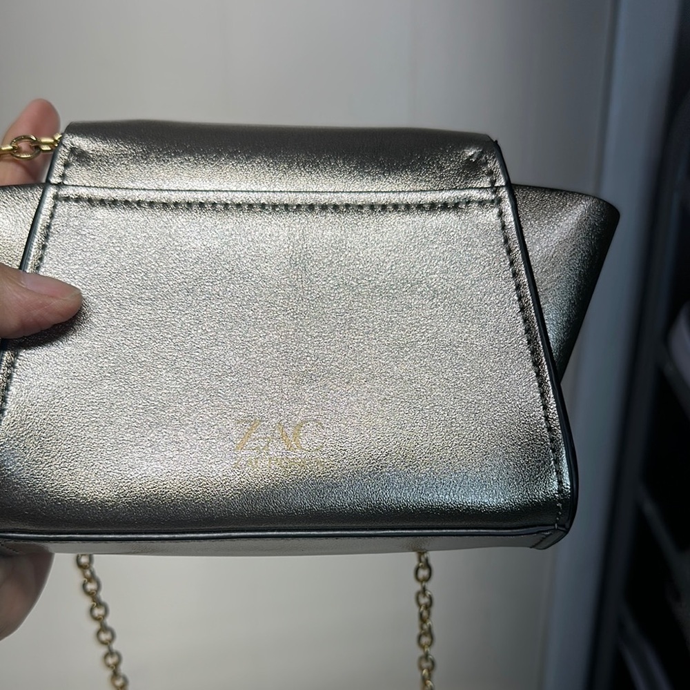Zac Zac Posen Eartha Mini Gold Crossbody Bag MSRP398 - Picture 5 of 16